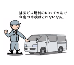 ハイエースバンLH172V(5Lエンジン)でも車検OK!ディーゼル規制(排気ガス規制)対応(ACR PMR装置)