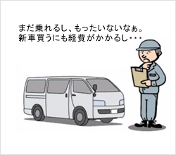 ハイエースバンLH172V(5Lエンジン)でも車検OK!排気ガス規制対応(ACR PMR)