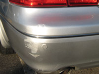 キズへこみ板金塗装セルシオバンパー