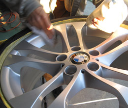 ホイールコーティング!ホイール表面処理磨き