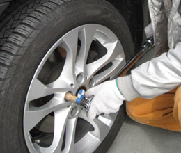 ホイールコーティング!ホイール取付