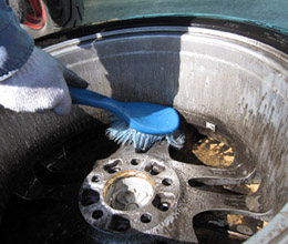 ホイールコーティング!ホイール洗浄